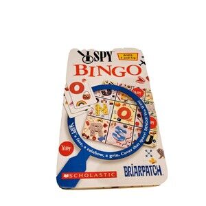 iSpy Bingo in a Tin Can for Car Travel On the Go New Scholastic